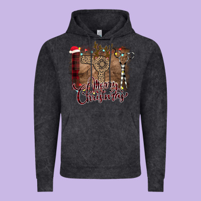 Merry Christmas Hairdresser Vintage Hoodie Designed By Bettercallsaul