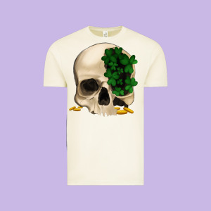 St Patrick's  Skeleton Vintage Tee Designed By Bettercallsaul