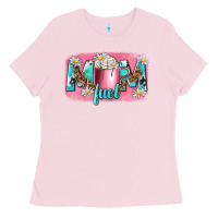 Bubblegum Pink mom fuel Ladies Tee - NancyCooperArtShop