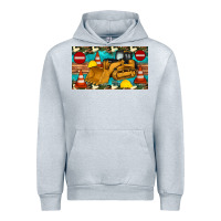 Heather Grey bulldozer sippy Urban Hoodie - Artiststas