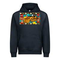Navy bulldozer sippy Urban Hoodie - Artiststas