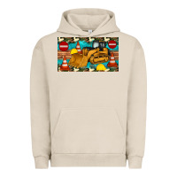 Pigment French Oak bulldozer sippy Urban Hoodie - Artiststas