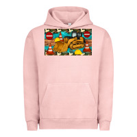 Pigment Salmon bulldozer sippy Urban Hoodie - Artiststas
