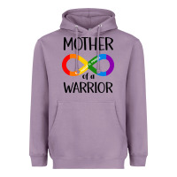 Lavender Mother Of Warrior Heavyweight Hoodie - CowhideDigitalArt
