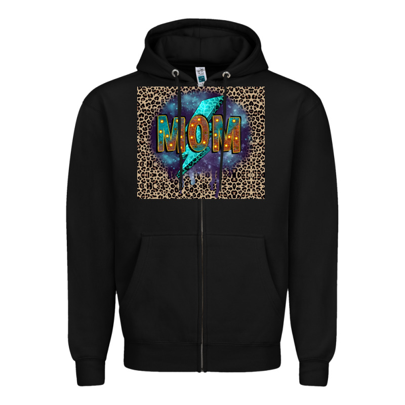 Leopard Mom Zipper Hoodie by FaDigitalArtStudio | Teevron