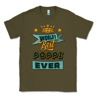 Army Green world's best poppi ever Classic Tee - Jasminsmagicworld