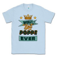 Dusty Blue world's best poppi ever Classic Tee - Jasminsmagicworld