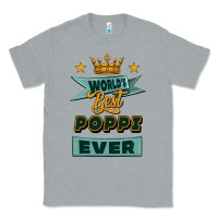 Heather Grey world's best poppi ever Classic Tee - Jasminsmagicworld