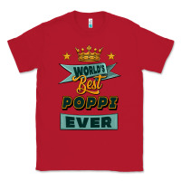 Red world's best poppi ever Classic Tee - Jasminsmagicworld