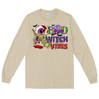 Mushroom Bad witch vibes Long Sleeve Tee - NancyCooperArtShop