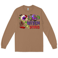 Toasted Coconut Bad witch vibes Long Sleeve Tee - NancyCooperArtShop