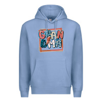 Colony Blue 4th of July grandma with lightning bolt Premium Hoodie - FaDigitalArtStudio