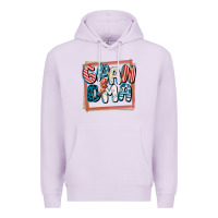 Lilac 4th of July grandma with lightning bolt Premium Hoodie - FaDigitalArtStudio