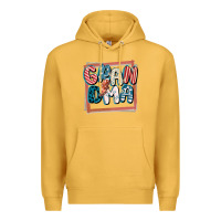 Mustard 4th of July grandma with lightning bolt Premium Hoodie - FaDigitalArtStudio