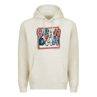 Oatmeal Heather 4th of July grandma with lightning bolt Premium Hoodie - FaDigitalArtStudio