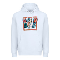 White 4th of July grandma with lightning bolt Premium Hoodie - FaDigitalArtStudio