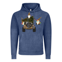 Vintage Denim Gnomes Truck Car  Christmas Vintage Hoodie - Bettercallsaul