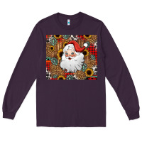 Plum western santa claus Long Sleeve Tee - Jasminsmagicworld