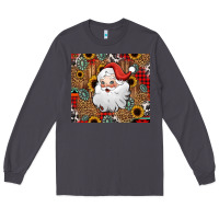 Smoke western santa claus Long Sleeve Tee - Jasminsmagicworld