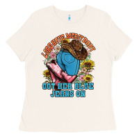 Bone lord have mercy baby got her blue jeans on Ladies Tee - NancyCooperArtShop