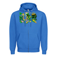 True Royal nurse st patrick Zipper Hoodie - FaDigitalArtStudio