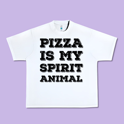 Pizza Is My Spirit Animal Urban Heavy Tee Designed By Bettercallsaul