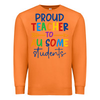 Carrot Proud teacher to au-some students Premium Sweatshirt - CowhideDigitalArt