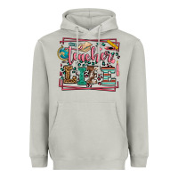 Moon Dust Teacher life leopard frame Heavyweight Hoodie - LillyAllenDesigns