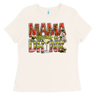Bone mama needs a drink Ladies Tee - NancyCooperArtShop