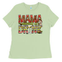 Matcha mama needs a drink Ladies Tee - NancyCooperArtShop