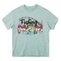 Arona fishing mom Heavy Core Tee - MaliasSmallBusiness