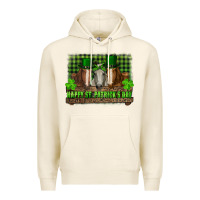 Tofu happy st. patrick's day horses with leprechaun hat and bandana Premium Hoodie - RanaPortraitStore