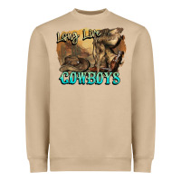 Mushroom Long live Cowboys boots hat Heavyweight Sweatshirt - HowdyJamesFarm