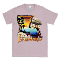 Lilac louisiana  sunset map magnolia Classic Tee - BarkalooDesign