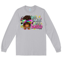 Moon Dust 70's made 80's raised afro messy bun Long Sleeve Tee - texasbilliewilder