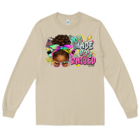 Mushroom 70's made 80's raised afro messy bun Long Sleeve Tee - texasbilliewilder