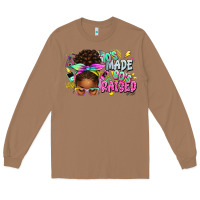 Toasted Coconut 70's made 80's raised afro messy bun Long Sleeve Tee - texasbilliewilder