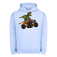 Pigment Grape Ice monster truck and t rex dinosaur Urban Hoodie - Artiststas