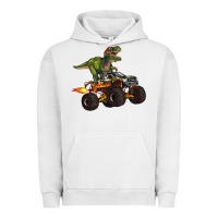 Pigment Lunar Rock monster truck and t rex dinosaur Urban Hoodie - Artiststas