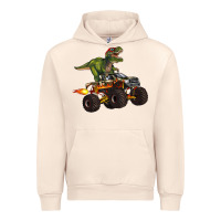 Sandshell monster truck and t rex dinosaur Urban Hoodie - Artiststas