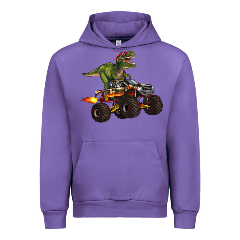 Monster Truck And T Rex Dinosaur Urban Hoodie by Artiststas | Teevron