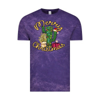 Cloud Purple Cactus Christmas Vintage Tee - Bettercallsaul