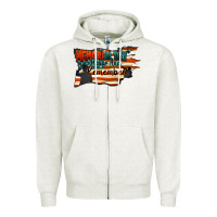 Oatmeal Heather Memorial Day honor and remember Zipper Hoodie - FaDigitalArtStudio