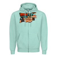 Seafoam Memorial Day honor and remember Zipper Hoodie - FaDigitalArtStudio
