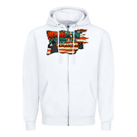 White Memorial Day honor and remember Zipper Hoodie - FaDigitalArtStudio