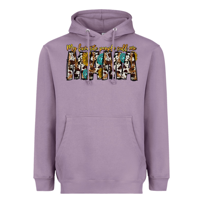 My Favorite Peoplle Call Me Mama Heavyweight Hoodie by CowhideDigitalArt | Teevron