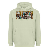 Matcha my favorite peoplle call me mama Heavyweight Hoodie - CowhideDigitalArt
