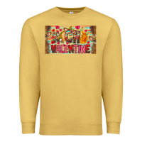 Antique Gold Nach Valentine Premium Sweatshirt - CowhideDigitalArt