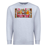 Heather Grey Nach Valentine Premium Sweatshirt - CowhideDigitalArt