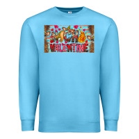 Ocean Blue Nach Valentine Premium Sweatshirt - CowhideDigitalArt